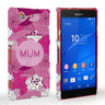 Caseflex Sony Xperia Z3 Compact Retro Swirl Mum Case - Pink