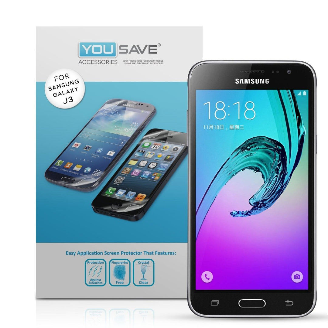 Yousave Accessories Samsung Galaxy J3 Screen Protectors X5 - Mobile Madhouse