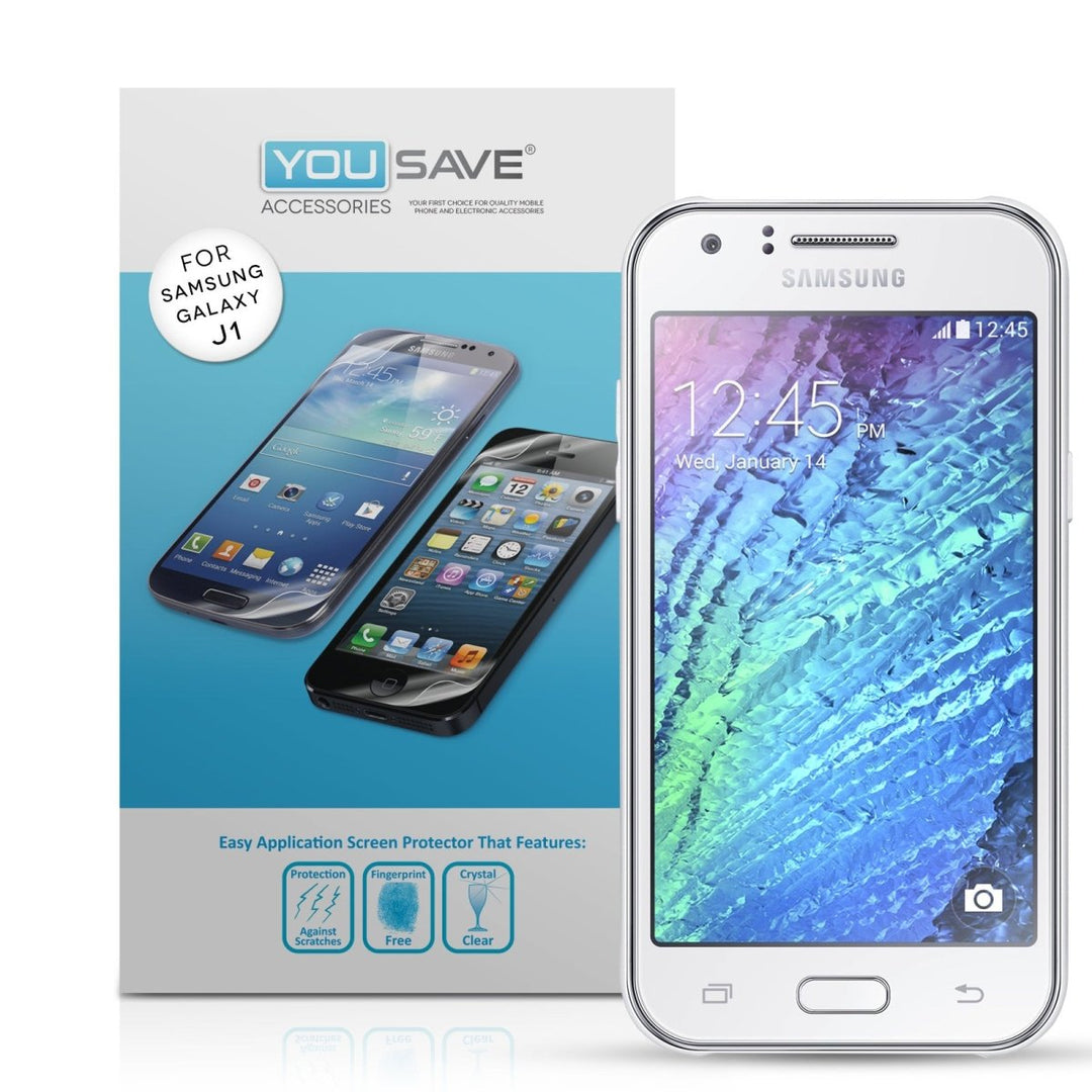 Yousave Samsung Galaxy J1 (2016) Screen Protectors - 5 Pack - Mobile Madhouse