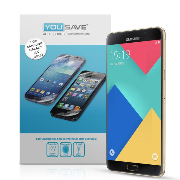Yousave Samsung Galaxy A9 Screen Protectors - 3 Pack - Mobile Madhouse