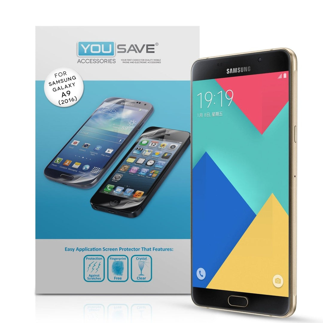 Yousave Samsung Galaxy A9 Screen Protectors - 3 Pack - Mobile Madhouse