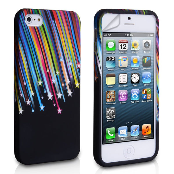 Yousave Accessories Iphone SE Shooting Star Gel Case - Mobile Madhouse