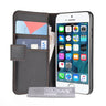 Yousave Accessories iPhone SE Leather Effect Wallet Case - Black