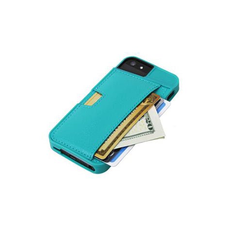 CM4 Iphone 5 And 5s Q Card Case - Pacific Green - Mobile Madhouse