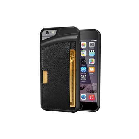 CM4 Iphone 6 And 6s Q Card Case - Black Onyx - Mobile Madhouse