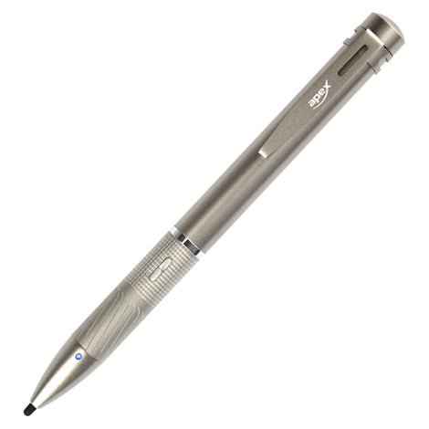 Lynktec - Apex Plus Fine Point Active Stylus Titanium - AAA Battery - Mobile Madhouse