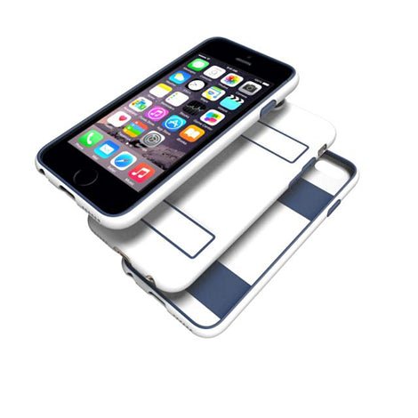 Peli Iphone 6 And 6s Guardian Protective Case - White / Blue - Mobile Madhouse