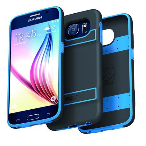 Peli Samsung Galaxy S6 Guardian Protective Case - Black / Blue - Mobile Madhouse