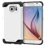 Roocase Samsung Galaxy S6 Exec Tough Hybrid Co - Mold Case - Grey - Mobile Madhouse