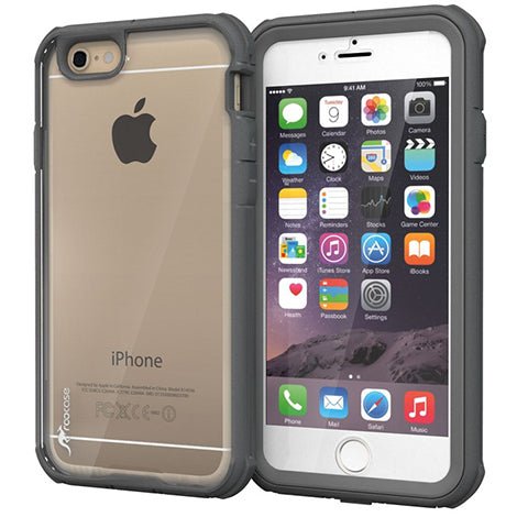 Roocase Iphone 6 And 6S Glacier Tough Case Fully Body Cover - Grey - Mobile Madhouse