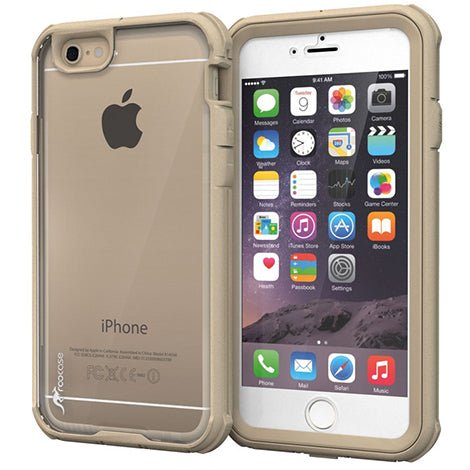 Roocase Iphone 6 And 6S Tough Case Full Body Cover - Champagne Gold - Mobile Madhouse