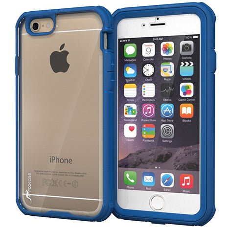 Roocase Iphone 6 And 6S Glacier Tough Case Full Body Cover - Blue - Mobile Madhouse