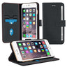 Roocase Iphone 6 And 6S Prestige Wallet Case Cover With Stand - Black