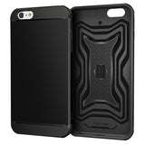 Roocase Iphone 6 And 6S Plus Exec Tough Case Cover - Granite Black - Mobile Madhouse
