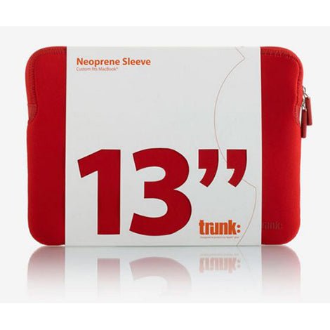 TRUNK Macbook 13 Sleeve - Red - Mobile Madhouse