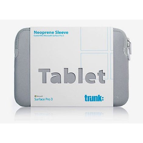 TRUNK Microsoft Surface Pro 3 Sleeve - Silver - Mobile Madhouse