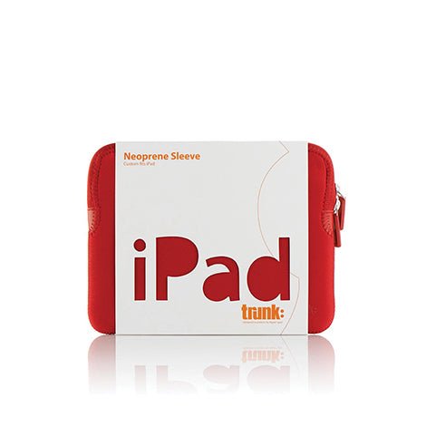 TRUNK Ipad Sleeve - Red - Mobile Madhouse