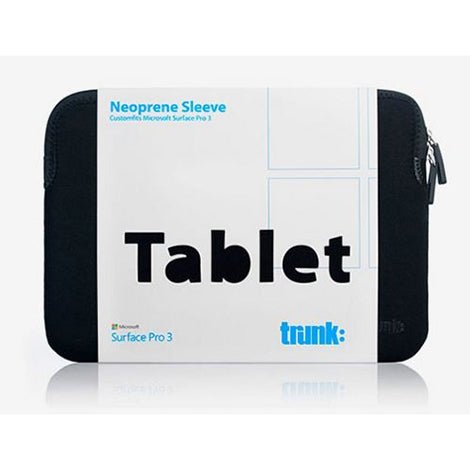 TRUNK Microsoft Surface Pro 3 Sleeve - Black - Mobile Madhouse
