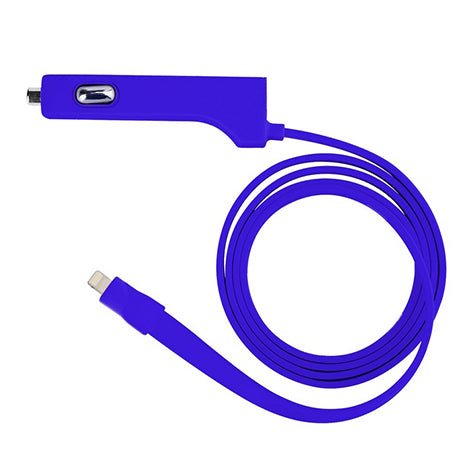 TYLT RIBBN Car Charger Ipad / Iphone Lightning - Blue - Mobile Madhouse