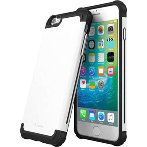 Roocase Iphone 6 And 6S Exec Tough Case Cover - Granite / White - Mobile Madhouse