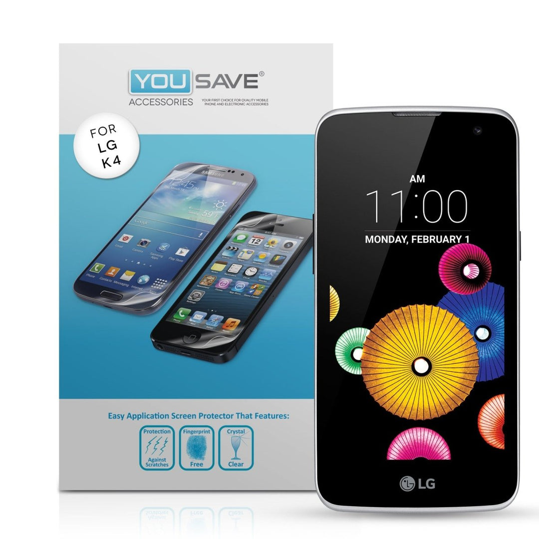 Yousave Accessories LG K4 Screen Protectors X5 - Mobile Madhouse