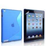 iPad Mini 2, 3 S - Line Gel Case - Blue - Mobile Madhouse