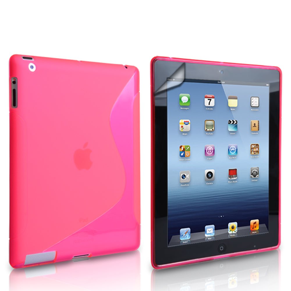 iPad Mini 2, 3 S - Line Gel Case - Hot Pink - Mobile Madhouse
