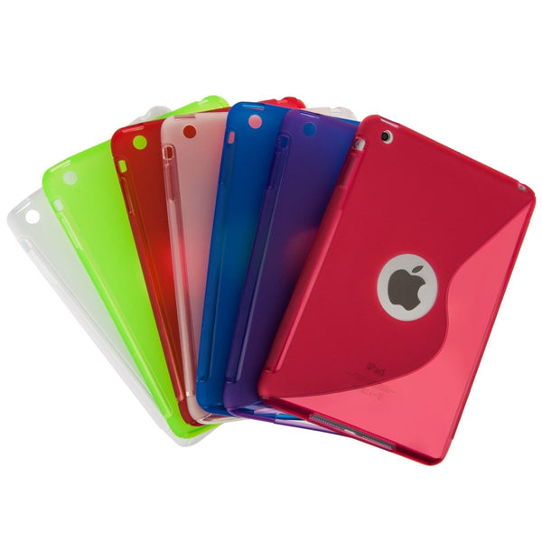 iPad Mini 2, 3 S - Line Gel Case - Red - Mobile Madhouse