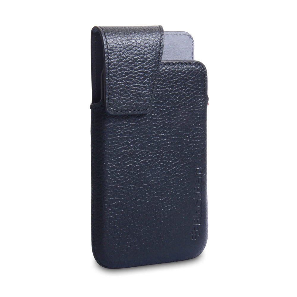 Official Blackberry Z10 Official Black Leather Swivel Holster