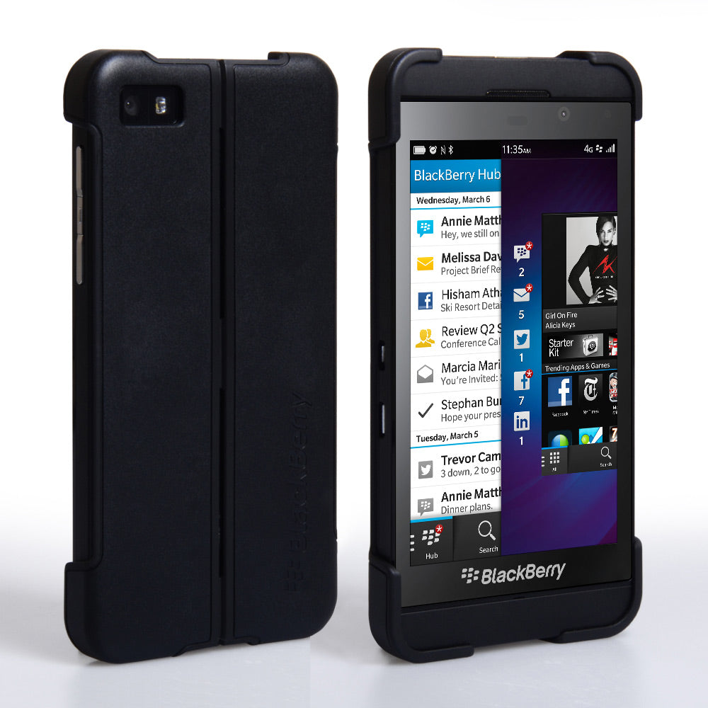 Official Blackberry Z10 Black Transform Hard Shell