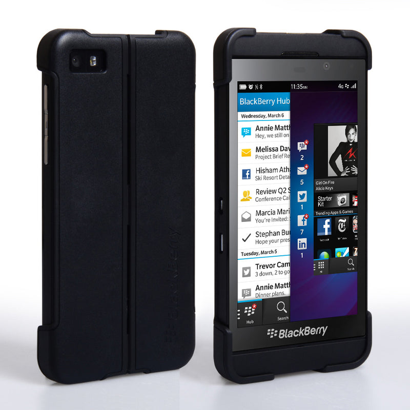 Official Blackberry Z10 Black Transform Hard Shell