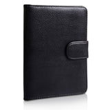 Caseflex Kindle Touch Textured Faux Leather Wallet Case - Black