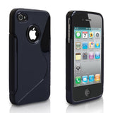 Caseflex iPhone 4 / 4S S-Line Gel Case - Black