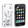 Yousave Accessories Iphone 3G And 3GS IMD Hard Back Case - White