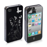 YouSave Accessories iPod Touch 4 Black IMD Hard Back Case 