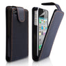 Yousave Accessories iPhone 4 And 4s Leather-Effect Flip Case - Black