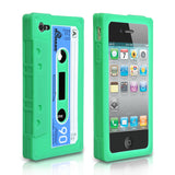 YouSave Accessories iPhone 4 / 4S Cassette Gel Case - Green