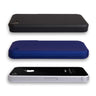 Yousave Accessories Iphone 4 And 4s Dual Combo Hard-Soft Gel Case - Black-Blue