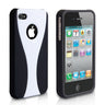 Yousave Accessories Iphone 4 And 4s Dual Hard Case - White