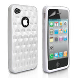 YouSave Accessories iPhone 4 / 4S Bubble Gel Case - White 