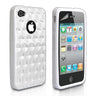 Yousave Accessories Iphone 4 And 4s Bubble Gel Case - White