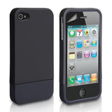 YouSave Accessories iPhone 4 / 4S Two Part Slide Hard Case - Black