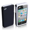 Yousave Accessories Iphone 4 And 4s Dual Combo Hard-Soft Gel Case - Black-White