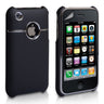 Yousave Accessories Iphone 3G And 3GS Hard Hybrid Case - Black