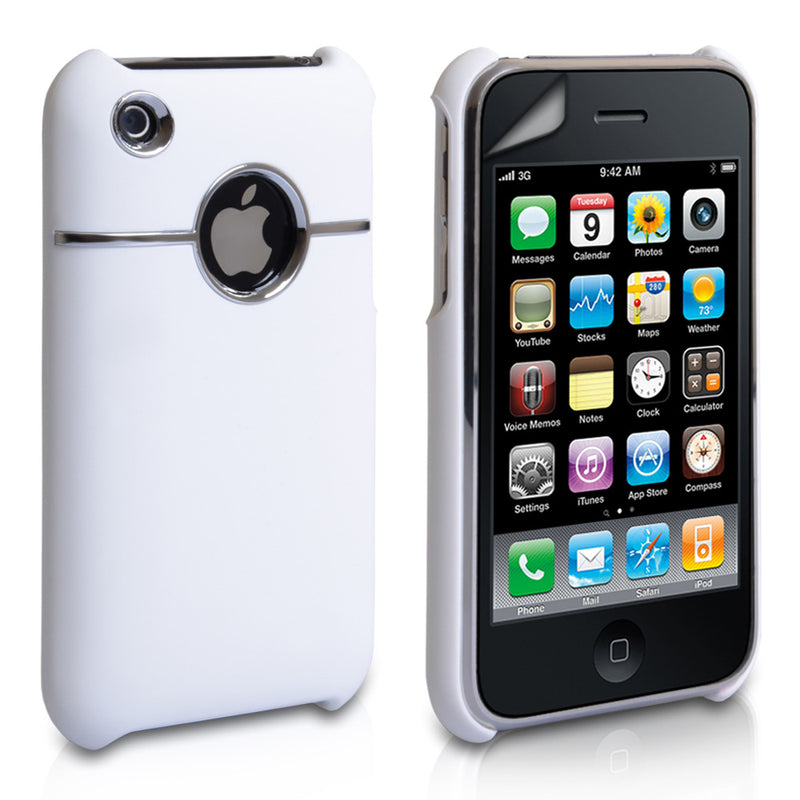 YouSave Accessories iPhone 3G / 3GS Hard Combo Case - White