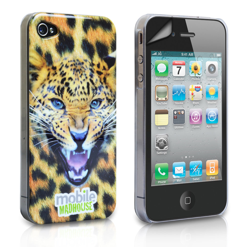 YouSave Accessories iPhone 4 / 4S Leopard IMD Hard Hybrid Case