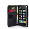 Yousave Accessories Iphone 3G And 3GS Leather-Effect Wallet Case - Black