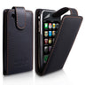 Yousave Iphone 3G And 3GS Embossed Leather-Effect Flip Case - Black