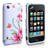 Yousave Accessories Iphone 3G And 3GS Butterfly Floral Gel Case - White-Pink