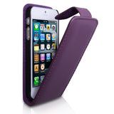 YouSave Accessories iPhone 5 / 5S Purple Leather Effect Flip Case 